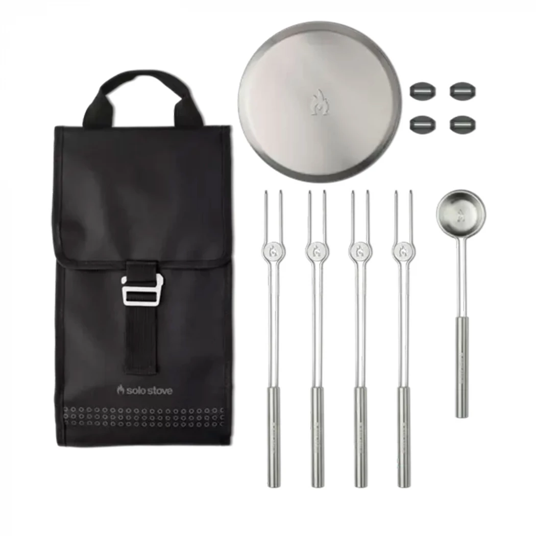 Mesa XL accessoirepakket Solo Stove  | Bioethanolhaard-shop.nl | Accessoires voor koken boven vuur