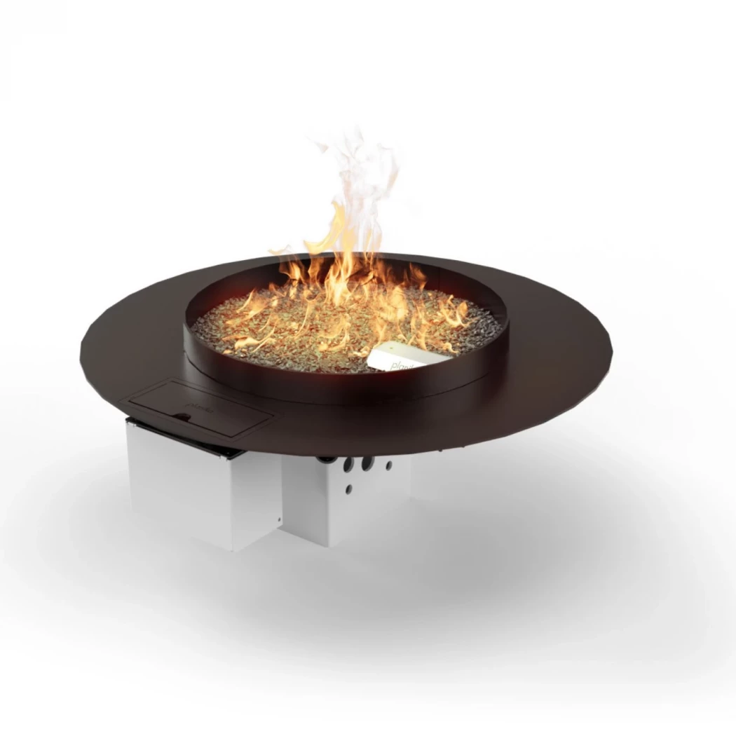 Buiten automatische gashaard - Stella 600 mm van Planika Fires - met app-bediening en afstandsbediening afbeelding 1