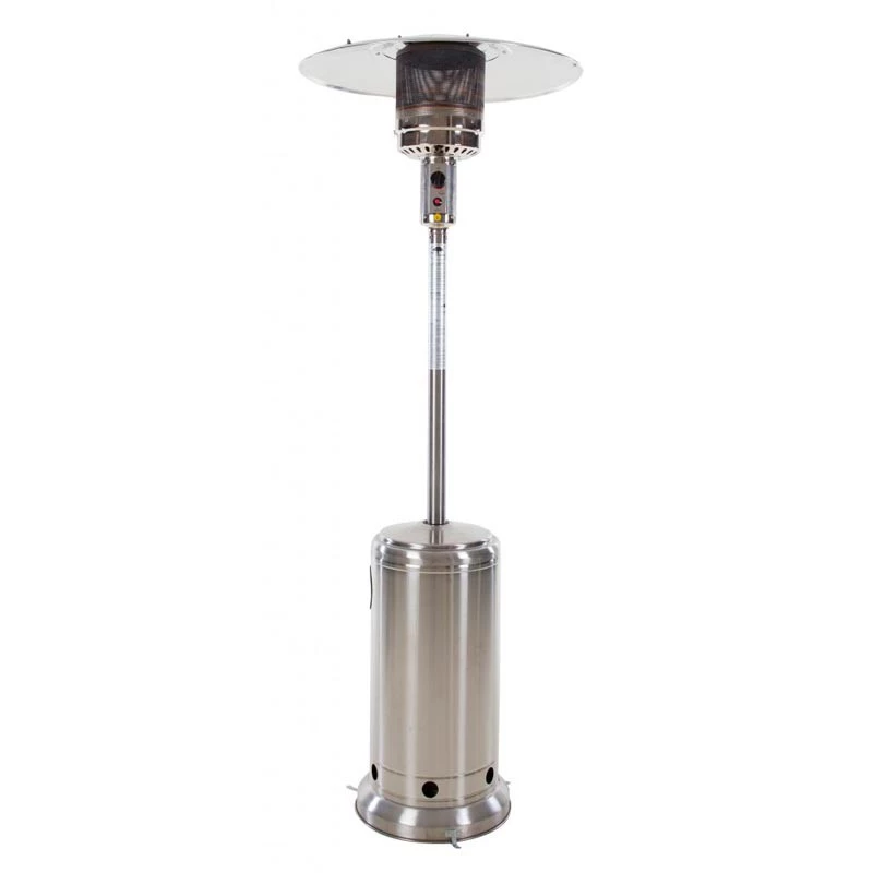 Sargas gas terrasverwarmer - roestvrij staal  | Bioethanolhaard-shop.nl | Buiten terrasverwarmer