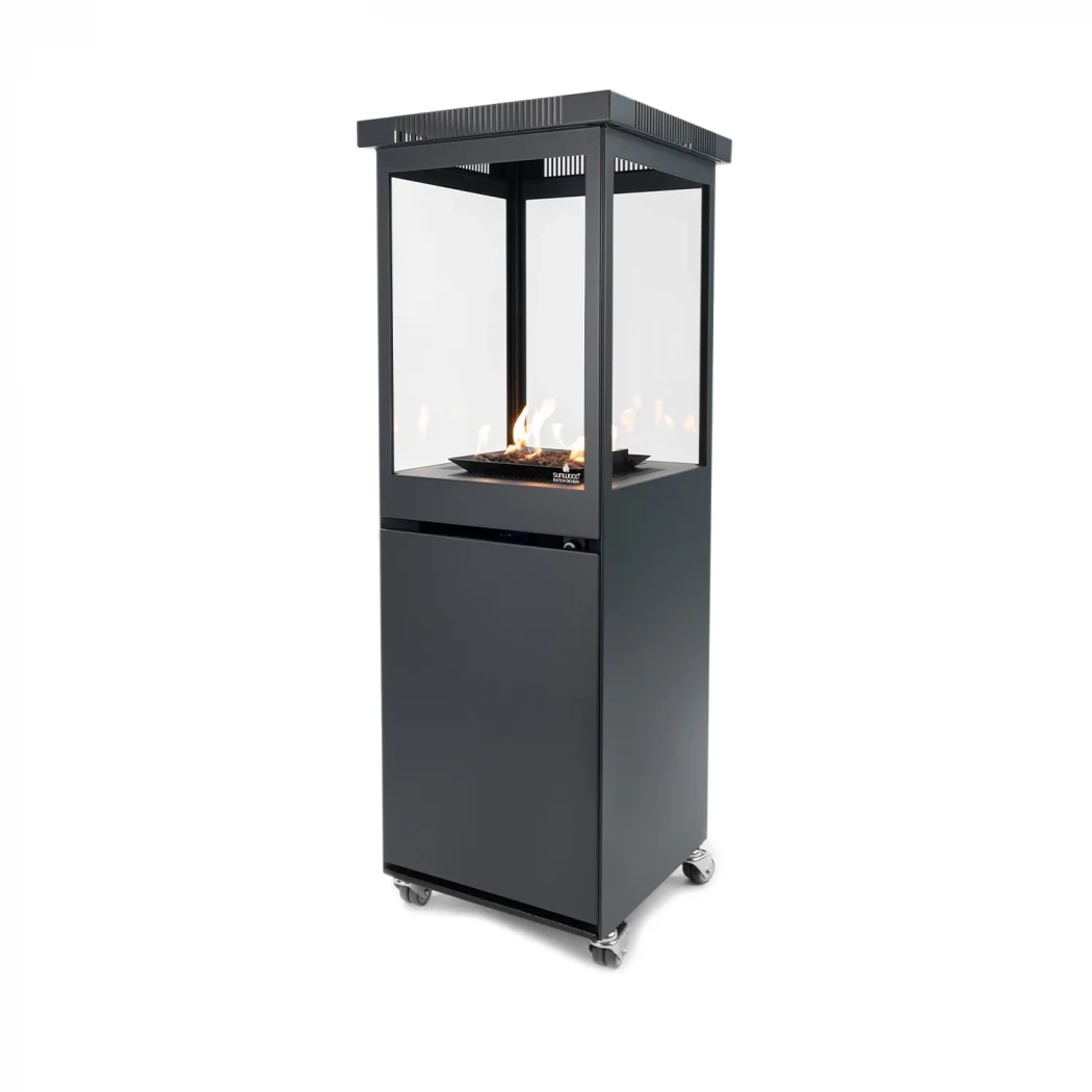 Sunwood Marino Original Terrashaard - Mat grijs - Buitenhaard gas terrasverwarmer - tot 5.7 kW warmteafgifte afbeelding