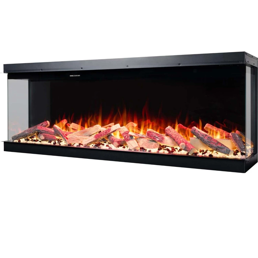 Aflamo Superb 50 Ingebouwde Elektrische Haard 127 cm - 3-zijdige Vlammen & 1,5 kW Warmteafgifte afbeelding 1