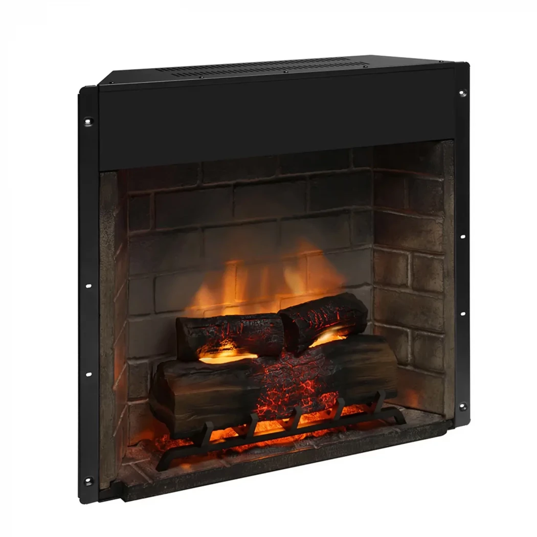 PowerFlame 2 - 1-zijdige elektrische haardinzet | Tagu | 1-zijdige inbouw elektrische haard | Zwart afbeelding 1