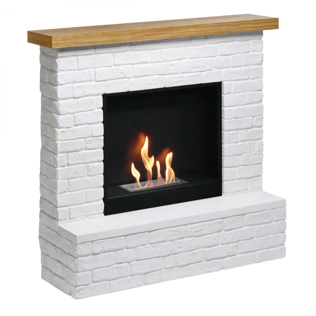 Rolf – Witte Bakstenen ScandiFlames , Tagu | Bioethanolhaard-shop.nl | Klassieke bio-ethanol haard