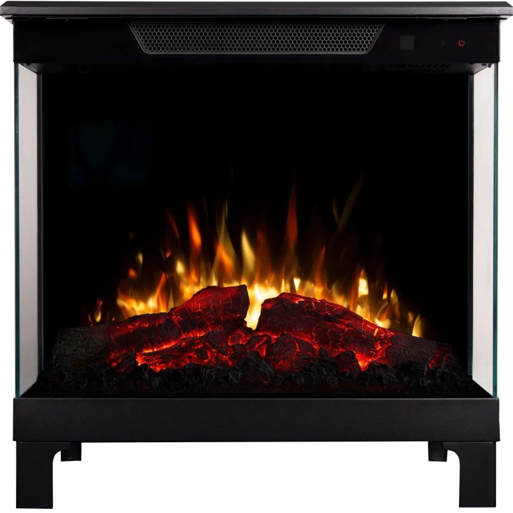 Aflamo Tower 3D 71 cm Elektrische Haard - 3-Zijdig Ontwerp, LED Vlam, 1,5 kW Warmteafgifte afbeelding 1