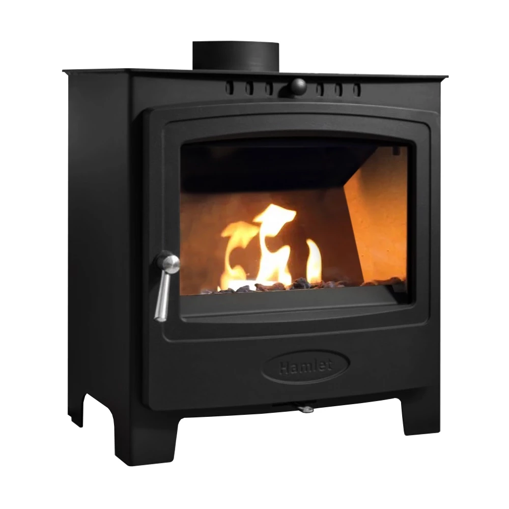 Solution 5 Widescreen Zwart - Vrijstaande bio-ethanol haard van Arada - Afmeting: 52,5 x 55,8 cm afbeelding 1