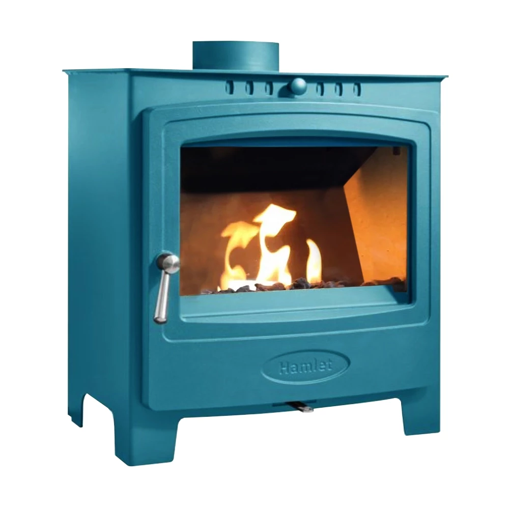 Solution 5 Widescreen Miami Blue (Blauw) - Vrijstaande bio-ethanol haard van Arada - Afmeting: 52,5 x 55,8 cm afbeelding 1