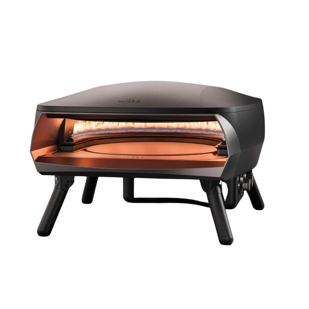 Etna Rotante zwarte pizzaoven Witt  | Bioethanolhaard-shop.nl | Pizza oven