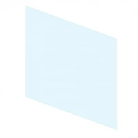 Eenzijdig volledig glas - 1400 mm