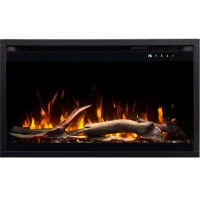 Aflamo 3D Elektrische Haard Inbouw 35" (90 cm)