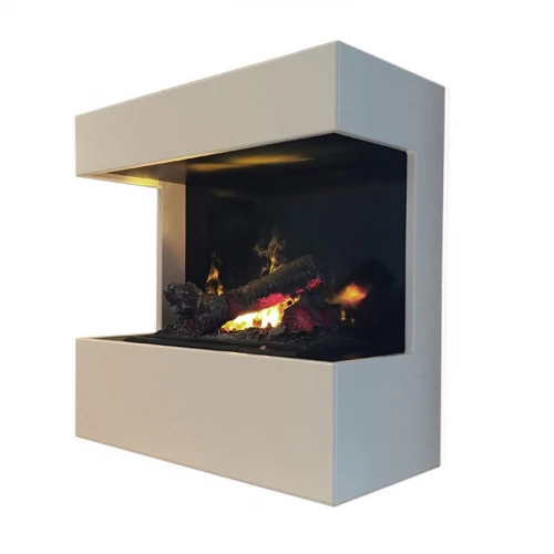 Witte waterdamphaard LF-E01 LF-EO1 witte open haard op waterdamp