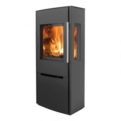 Vento Kera 3S brandhout De Kera is een simpele en spannende open haard op hout met glazen zijdes