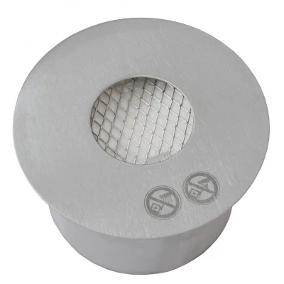 Ronde bio-ethanol brander (1 liter)|Bioethanolhaard-shop.nl Ronde brander met 1 liter capaciteit in roestvrij staal. Perfect voor doe-het-zelf biohaarden. Maat Ø: 12,5 x H: 9 cm