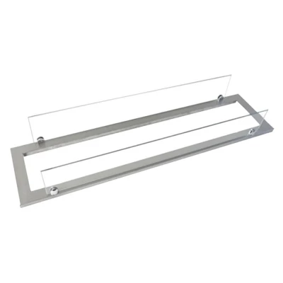 Accessoire voor brander. Een frame en glas voor om onze bio322 brander.