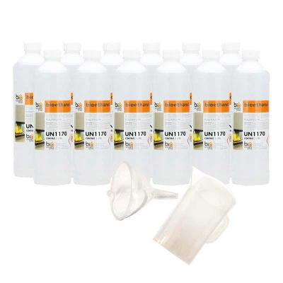 Startkit met onder meer 12 liter bio-ethanol en bijvul setje Startkit - 12L Bio-ethanol + bijvul setje