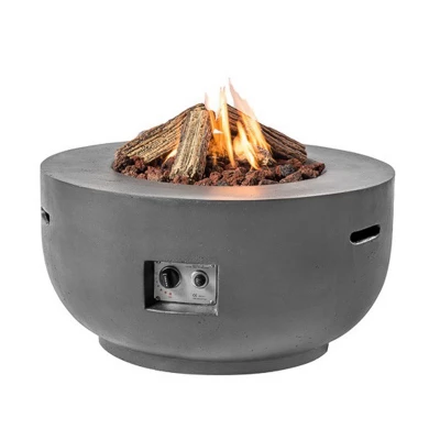 Antraciet tafel bowl Cocoon tafel bowl antraciet