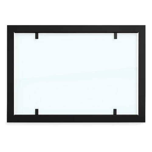 Buitenframe voor Foco Two 800 met volledig veiligheidsglas | Koop Foco Fires hier Zwart stalen buitenframe met volledig glas voor Foco Two 800 bio-ethanol haarden.
