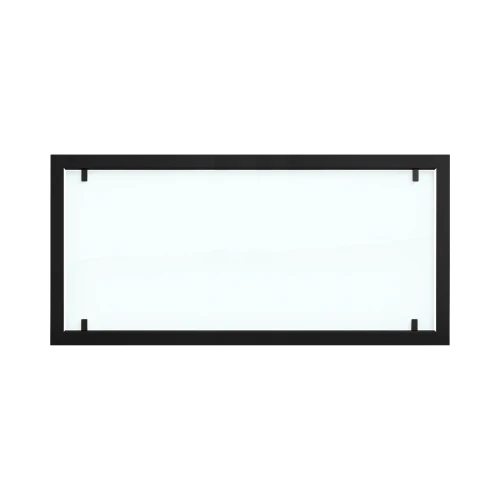 Buitenframe voor Foco Two 1500 met volledig veiligheidsglas | Koop Foco Fires hier Zwart stalen buitenframe met volledig glas voor Foco Two 1500 bio-ethanol haarden.