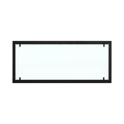 Buitenframe voor Foco Two 1800 met volledig veiligheidsglas | Koop Foco Fires hier Zwart stalen buitenframe met volledig glas voor Foco Two 1800 bio-ethanol haarden.
