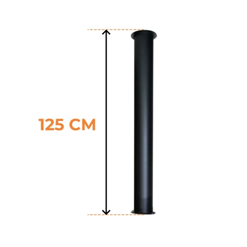 ScandiFlames Toronto Montagebuis 125 cm ScandiFlames Toronto Montagebuis 125 cm