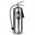 Nordic Flame brandblusser 6 kg - Gepolijst staal