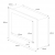 Inbuow Electrische Haard - 75,5 cm