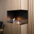 Foco Corner 800 Right - Rechtsgerichte haard