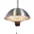 Plafond hangende zilveren terrasverwarmer