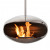 Stijlvolle cocoon bioethanol haard staal