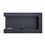 Hoek biohaard met linkse opening van 90 cm.