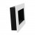 Murus 800 mm brede. Glossy witte biohaard voor montering aan de muur.