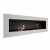 Murus 1600 mm brede mat witte biohaard voor aan de muur