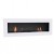 Murus 1600 mm breed kleine zwarte muurhangende biohaard