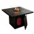 Planika Square Table buiten gashaard voor een gasfles