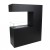 Zwarte Roomdivider Bio-ethanol Haard