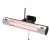 1500 W zwarte terrasverwarmer
