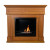 Traditionele Bio-ethanol haard Open haard met houtafwerking
