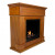 Traditionele Bio-ethanol haard Open haard met houtafwerking