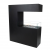 Zwarte Roomdivider Bio-ethanol Haard