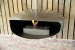 Staal UFO-60 plafond hangende bioethanol haard