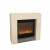 Milos Fossil Stone Surround elektrische haard