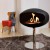 Cocoon pedestal bio-ethanol haard zwart