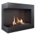 Hoek biohaard met linkse opening van 60 cm.