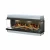 Dimplex Vista 130 III - 3-zijdige Inbouw elektrische haard met Opti-V vlamtechnologie