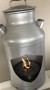 Ronde bio-ethanol brander met een capaciteit van 2,5 liter. Maat Ø: 19 x H: 10 cm.