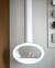 Toronto Wit - 2-zijdige Plafond-hangende bio-ethanol haard 