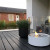 Southwark White - Ronde Bio-ethanol tafelhaard