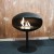 Cocoon pedestal zwart voetstuk