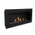 Murus 1200 mm breed kleine zwarte muurhangende biohaard