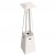Witte pyramidevormige buiten gashaard