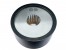 Ronde biohaard brander voor in een standaard haard